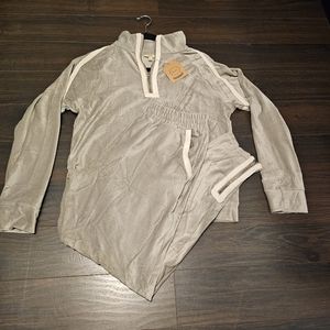 Kori America Women's Velour Corduroy Jogger Set